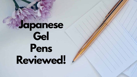 best japanese gel pens