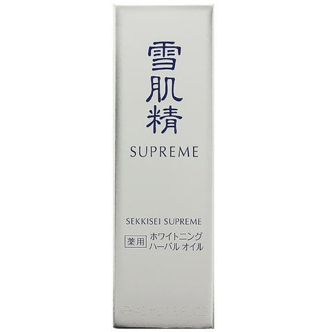 Kose Sekkisei Supreme Whitening Herbal Oil 40ml - Non-Sticky Whitening Oil From Japan