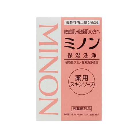 Daiichi Sankyo Healthcare Minon Medicated Skin Soap 80g - Medicated Face-Wash Soap