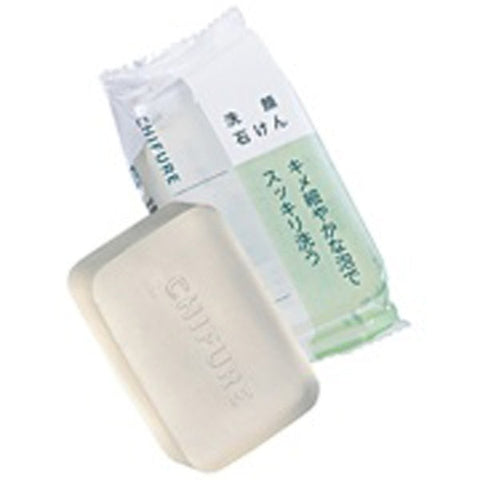 Chifure Facial Soap 80g - Fragrance-Free Bar Soap For Smooth Skin - Japanese Face-Wash Soap