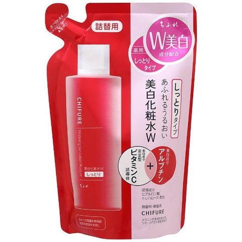 Chifure Whitening W Skin Lotion Moisture 180ml [refill] - Medicated Whitening Lotion