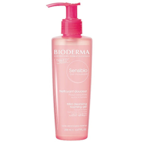 Bioderma Sensibio Mild Cleansing Foaming Gel 200ml - Japanese Gentle Face Wash - Made In Japan