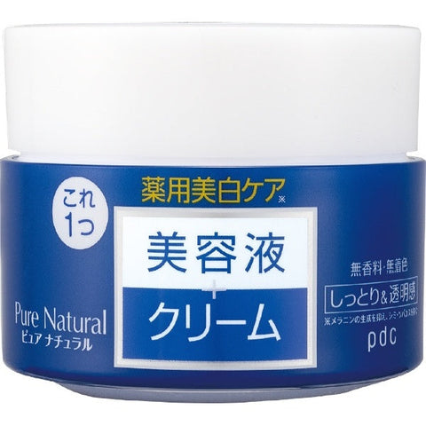 Pdc Pure Natural Cream Essence White 100g - Moisturizing Brightening Skincare Essence