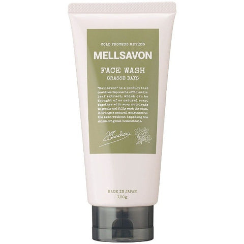 Japan Gateway Mellsavon Face Wash Grasse Days 130ml - Refreshing Facial Cleanser