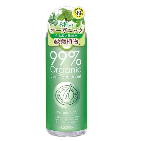 Aloins 99% Organic Aloe Organic Skin Conditioner 300ml - Aloe Vera Lotion From Japan