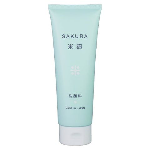 Hirosophy Sakura Koji Face Wash 120g - Facial Cleanser Containing Ascorbic Acid