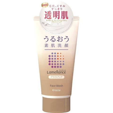 Kracie Lamellance Bright Up Face Wash 110g - Japanese Brightening Facial Cleanser