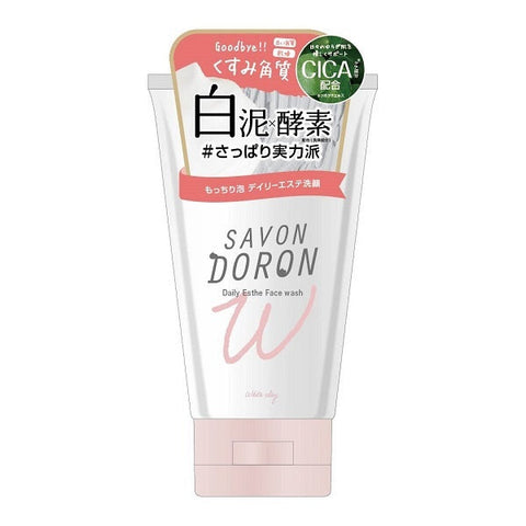 Cosmetex Roland Savon Doron Daily Esthe White Mud Face Wash 120g - Japanese Daily Facial Cleanser