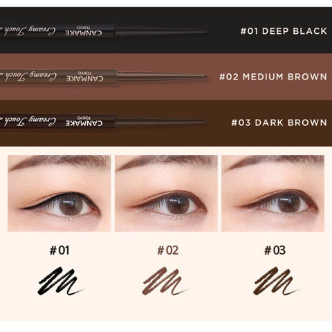 Canmake Creamy Touch Liner 02 Medium Brown - Japanese Lip Liner Products - Lips Makeup