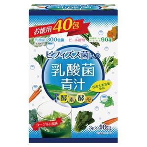 Yuwa Co. Lactic Acid Bacteria Green Juice Set (20 Pcs) 40 Pkgs Japan