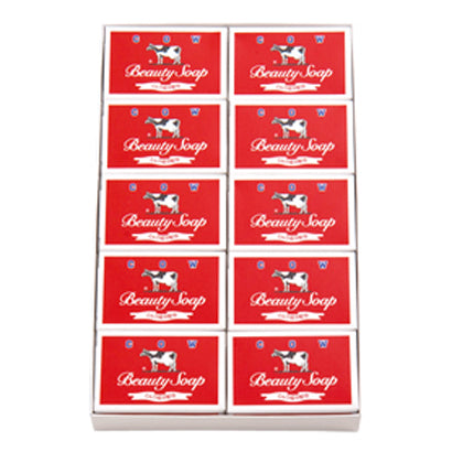 Beauty Moist Soap Cow Milk Body Soap Red 100g×10