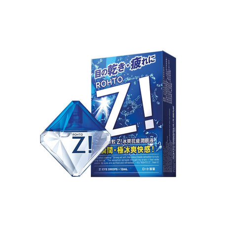 Cool Feeling Eye Drop ROHTO Z! b 12ml - Japanese Eye Drop