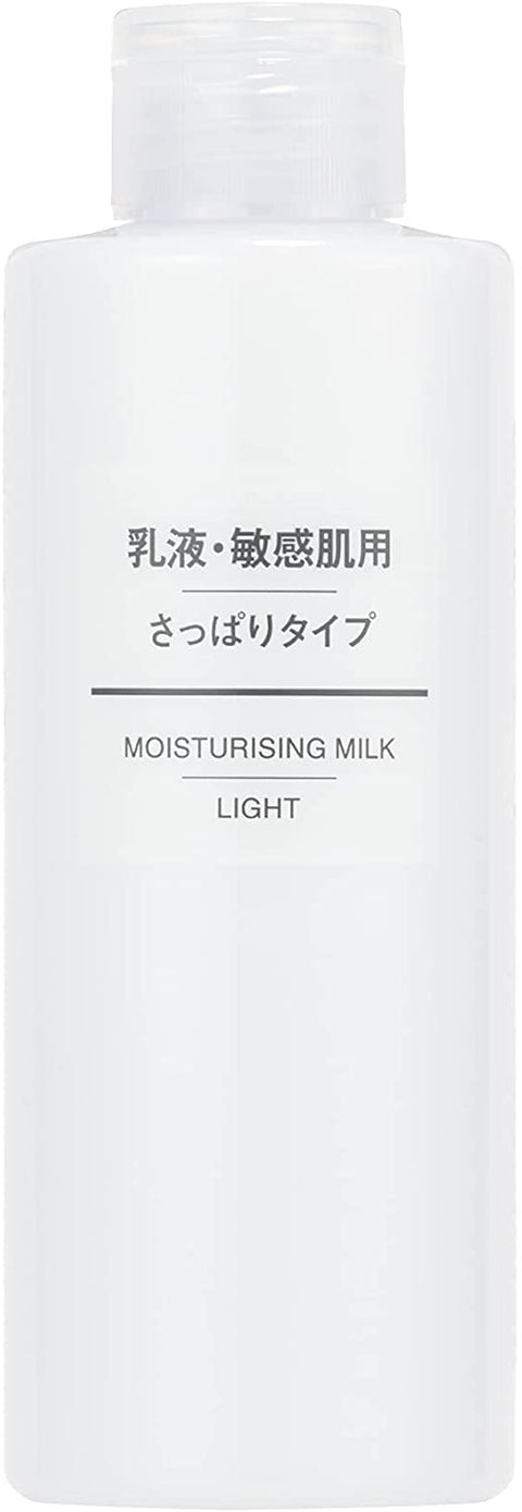 Muji Moisturing Milk Refreshing Type 200ml - Light Emulsions For Sensitive Skin