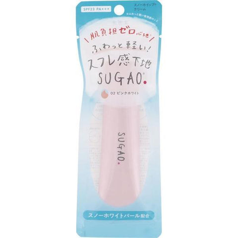 Rohto Sugao Snow Whipped Cream SPF23/ PA +++ 25g - Japanese Face Makeup Product