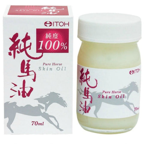 Itoh Pure Horse Skin Oil 100% Pure Horse Oil 70ml - Japanese Horse Oil For Skincare