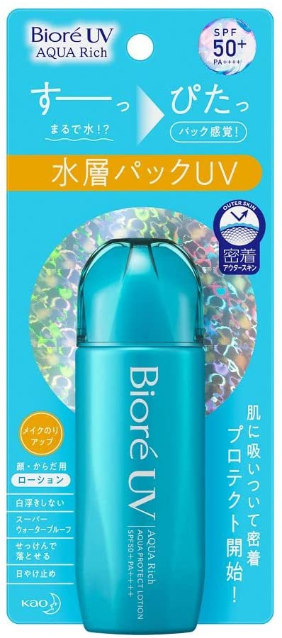 Bioré Uv Aqua Rich Aqua Protect Lotion SPF50+ PA++++ 70ml - Bioré Japan Sunscreen