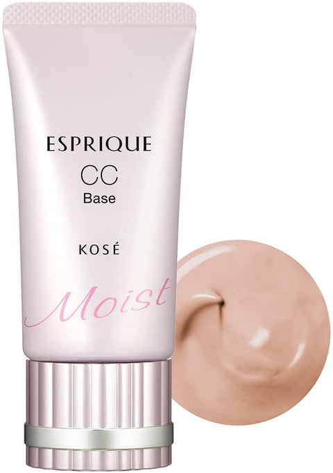 Kosé Esprique Cc Makeup Base Moist Type 30g - Japanese Makeup Base Product