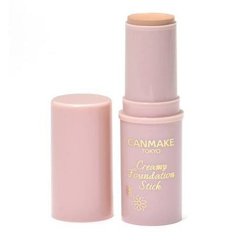 Canmake Creamy Foundation Stick 01 Light Beige SPF50 +/PA ++++ 9.5g - Makeup Foundation