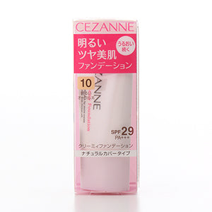 Cezanne Cosmetics Creamy Foundation 10 Bright ocher SPF29 / PA +++ 28g - Makeup Foundation In Japn