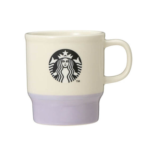 Starbucks Stacking Mug Purple 355ml - Japanese Environment-Friendly Starbucks Mugs