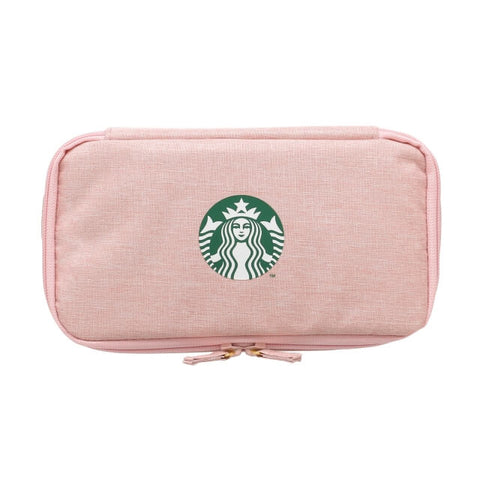 Starbucks Recycled Polyester Pouch Pink W - Japanese Starbucks Recycled Bags