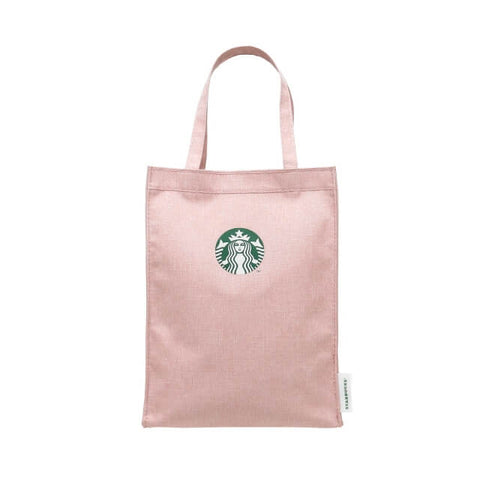 Starbucks Recycled Polyester Shopper Bag Pink S - Japanese Starbucks Shopper Bags