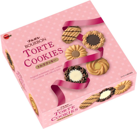 Bourbon Canned Torte Cookies From Japan - 60 Pack