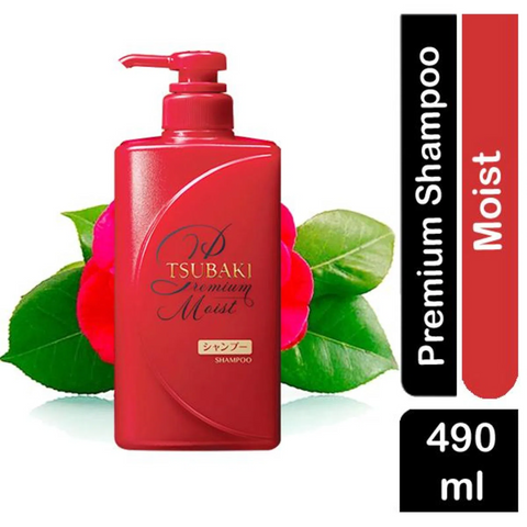 Shiseido - Tsubaki Shampoo Premium Moist 490ml