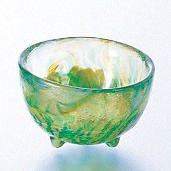 Aderia Japan Tsugaru Vidro Hand-Blown Sake Glass 50Ml Green