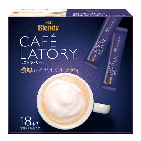 Agf Japan Blended Caffe Latte Rich Royal Milk Tea 18 Sticks 3 Boxes [Tea Stick] [Powder]