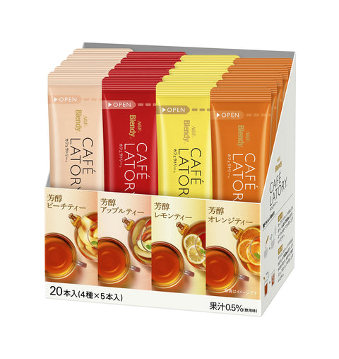 Agf Japan Blendy Cafe Latry Stick Fruit Tea Assortment 20 | Petit Gift For Delivery