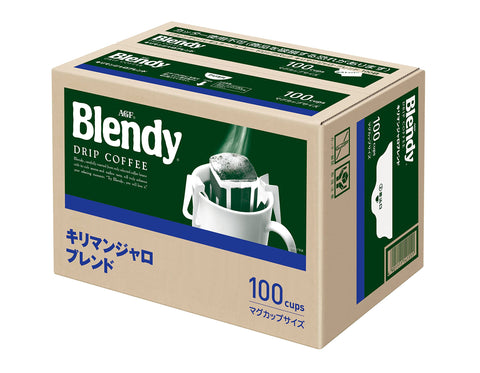 Agf Japan Kilimanjaro Blend Drip Coffee 100 Bags | Regular Blendy Coffee