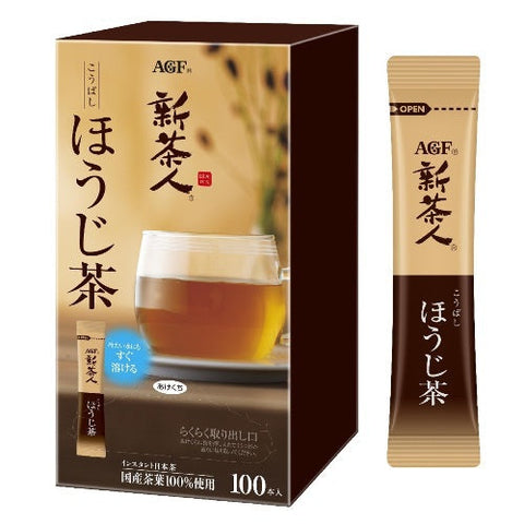 Ajinomoto Agf Shinchajin Kobashi Hojicha Stick (0.8g x 100) 80g [Powdered Tea]