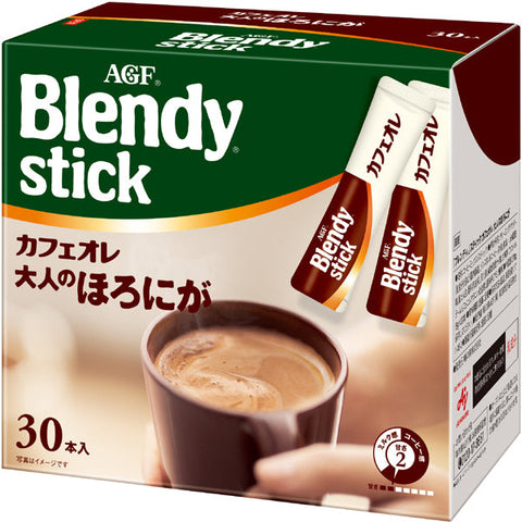 Ajinomoto Agf Blendy Stick Otonna Cafe Au Lait Instant Coffee 30 Sticks - Agf Blendy Stick