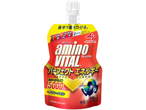 Amino Vital Perfect Energy Pouch 130G Japan Jelly Drink 48 Pouches