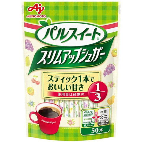 Ajinomoto Japan Slim Up Sugar Stick 50 Pack - 4 Sticks