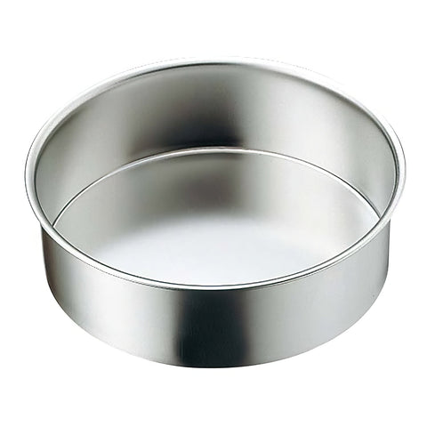 Akagawa Stainless Steel Shallow Round Cake Pan