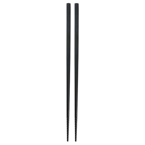 Akebono Hexagonal Tornado Line Chopsticks Black - 18cm