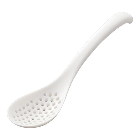 Akebono Multi Use Perforated Spoon White - Large