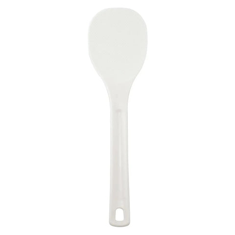 Akebono 30Cm White Polypropylene Rice Spatula - Made In Japan