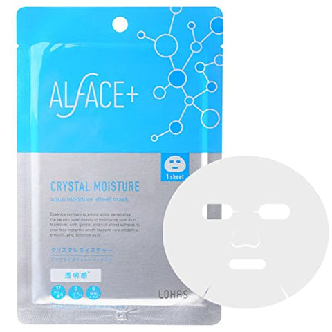 Alface Aqua Moisture Sheet Mask Crystal Moisture 5-Sheet Box - Mask For Dry Skin