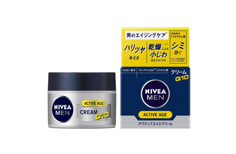 Nivea Men Active Age Cream Unscented 50g - Japanese Men Aging Care Cream - Skincare For Men