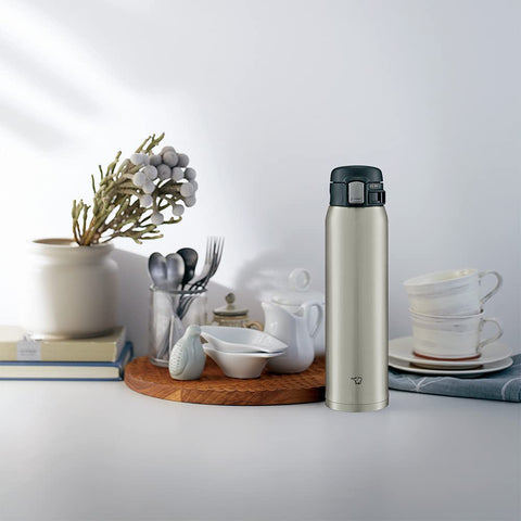 [Amazon.Co.Jp Limited] Zojirushi (Zojirushi) Water Bottle Direct Drink [One Touch Open] Stainless Mug 600Ml Stainless Sm-Sta60-Xa