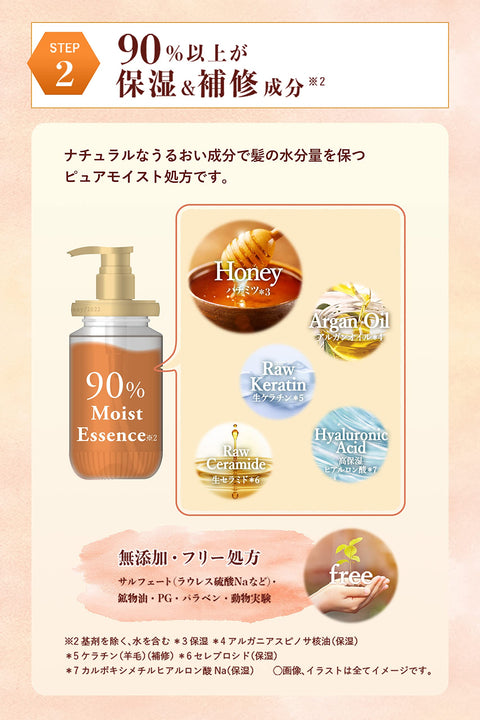 Honey Creamy Ex Damage Repair Hair Pack Rich Honey Beauty Japan 130G