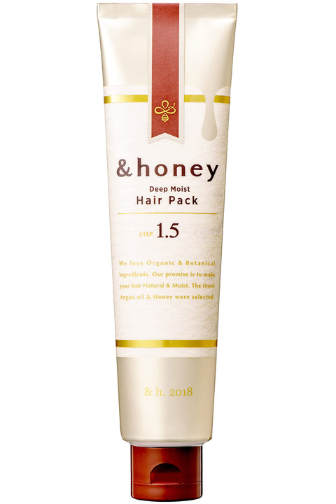 ＆Ｈｏｎｅｙ Deep Moist Hair Pack 1.5 Super Moist Organic Formula Intensive Moisturizing 130G - Japan