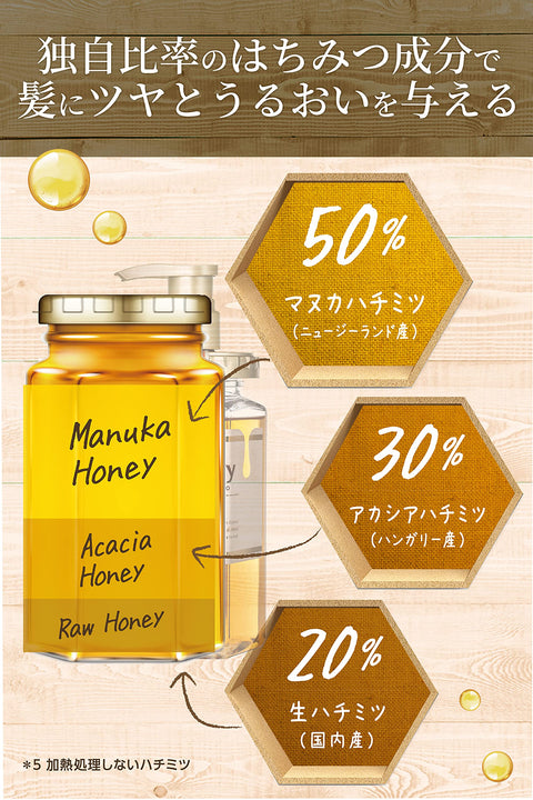 ＆Ｈｏｎｅｙ Deep Moist Hair Pack 1.5 Super Moist Organic Formula Intensive Moisturizing 130G - Japan