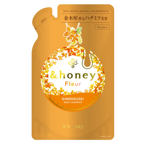 Honey Fleur Osmanthus Shampoo 1.0 Japan 350Ml Refill Honey Scent