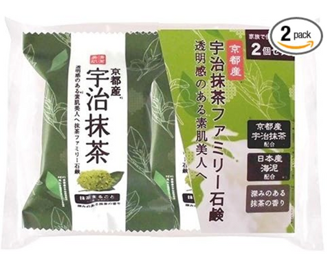 Pelican Uji Matcha Green Tea Family Soap Bar 80g x 2 pack