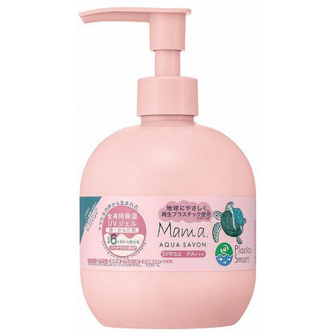 Aqua Savon Mama UV Moist Gel Flower Aroma Water Fragrance 20S 250g - Moist Sunscreen From Japan