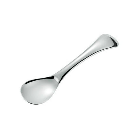 Asahi Copper Curved Ice Cream Spoon 11.4Cm Round Head - Silver